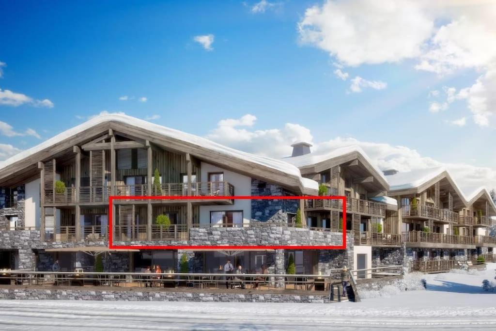 Appartement De Standing Plein Centre Station, 50M Des Pistes Les Gets Buitenkant foto