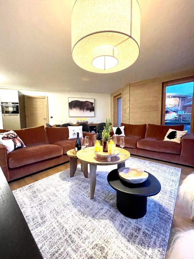Appartement De Standing Plein Centre Station, 50M Des Pistes Les Gets Buitenkant foto