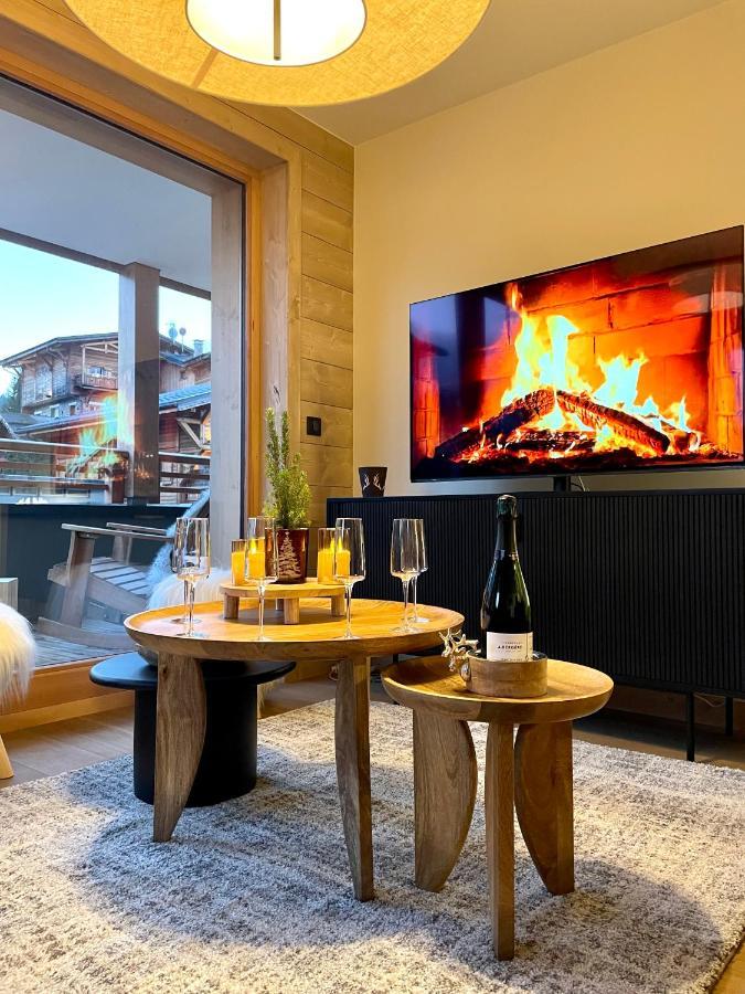 Appartement De Standing Plein Centre Station, 50M Des Pistes Les Gets Buitenkant foto