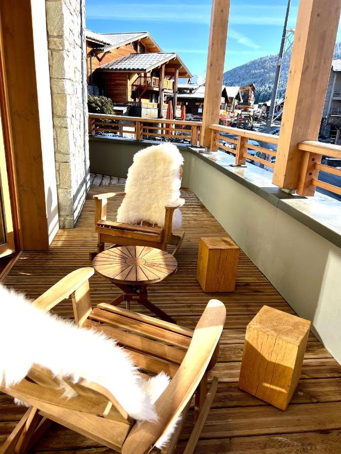 Appartement De Standing Plein Centre Station, 50M Des Pistes Les Gets Buitenkant foto